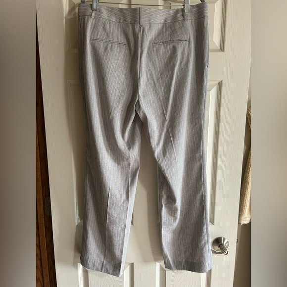 Ann Taylor Gray Straight Leg Pants - Picture 2 of 4